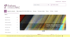 Desktop Screenshot of fabertec.pl